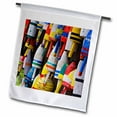 thumbnail image 1 of 3dRose, Fishing, Buoys on wall, Maine - US20 AJE0001 - Adam Jones, 12 x 18 inch Garden Flag, 1 of 1