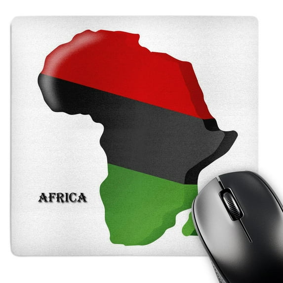 3dRose, Flag of Africa 3D Map, MousePad