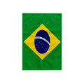 thumbnail image 1 of 3dRose, Flag of Brazil - Bandeira do Brasil - Brazilian green yellow rhombus with dark blue circle 27 stars, 15x22 Hand Towel, 1 of 1