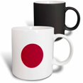 thumbnail image 1 of 3drose, Flag of Japan Square - Japanese Red Sun Disc Dot Circle on White - Nisshoki Hinomaru - World Country, 11oz Magic Transforming Mug, 1 of 7