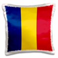 thumbnail image 1 of 3dRose, Flag of Romania - Romanian blue yellow red vertical stripe tricolor - Eastern Europe - world country, 16x16 inch Pillow Case, 1 of 1