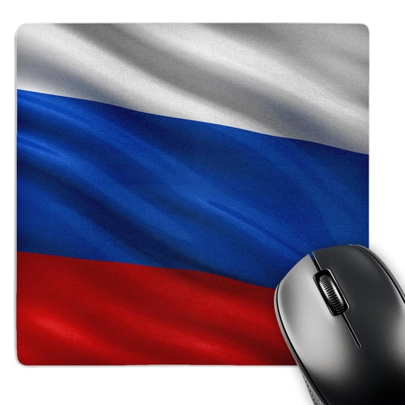 3dRose, Flag of Russia waving in the wind, MousePad