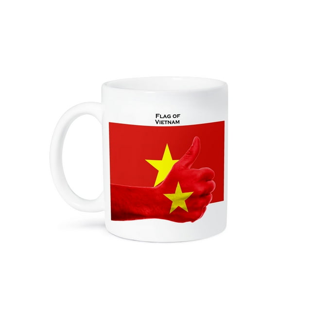 3dRose, Flag of Vietnam Thumbs Up Pride, 11oz Mug