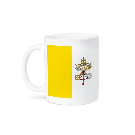3dRose, Flag of the Vatican City, 11oz Mug
