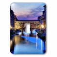 thumbnail image 1 of 3dRose, Florence, Italy water and bridge, dusk, single toggle switch, 1 of 1