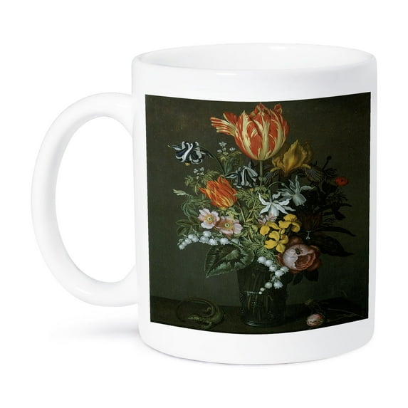 3dRose, Flower Piece by Johannes Bosschaert , 11oz Mug