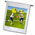 thumbnail image 1 of 3dRose, Football Sneak, 12 x 18 inch Garden Flag, 1 of 1