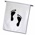 thumbnail image 1 of 3dRose, Footprints, 18 x 27 inch Garden Flag, 1 of 1