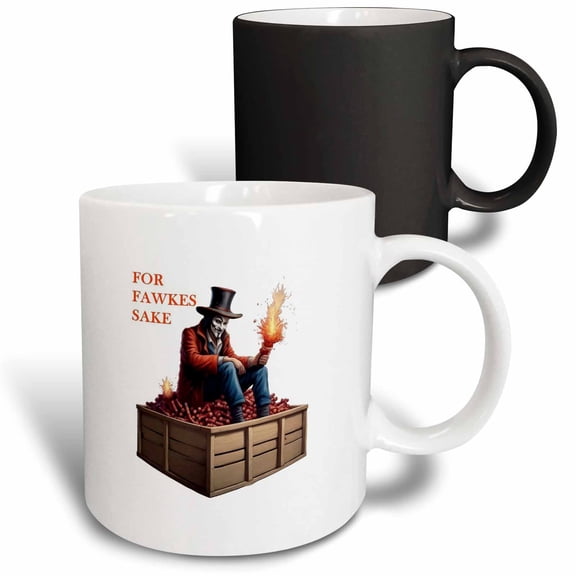 For Fawkes Sake Remember The Gunpowder Plot, 11oz Magic Transforming Mug