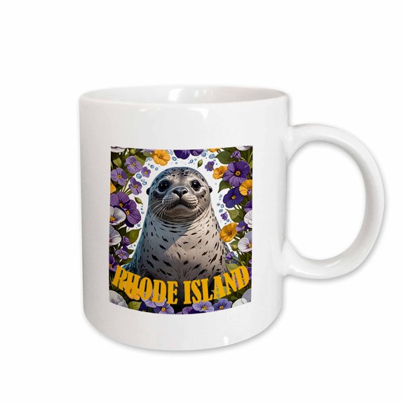 3drose, for the Love of Rhode Island, 11oz Mug