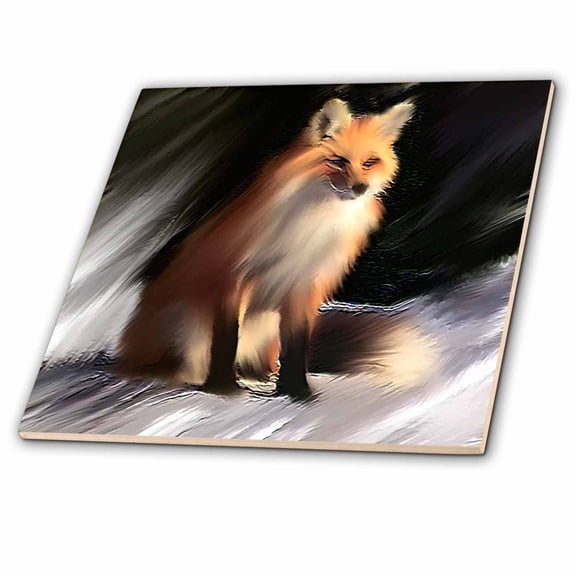 3dRose, Fox, 6 Inch Ceramic Tile