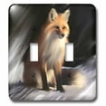 thumbnail image 1 of 3dRose, Fox, double toggle switch, 1 of 1