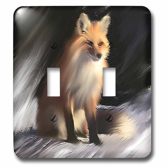 3dRose, Fox, double toggle switch