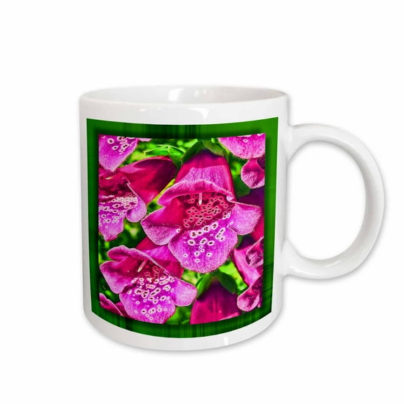 3drose, Foxgloves, 11oz Mug