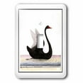 thumbnail image 1 of 3dRose, Framed Beautiful Art Deco Black Swan, single toggle switch, 1 of 1