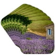 thumbnail image 1 of 3drose, France, Provence. Lavender Fields Near a Home., Set of 8 Coasters - Soft, 1 of 7