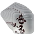thumbnail image 1 of 3dRose, Free Moment Poetry Zen Floral Inspirations, set of 8 Coasters - Soft, 1 of 7