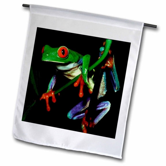 3dRose, Frog, 12 x 18 inch Garden Flag