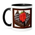thumbnail image 1 of 3dRose, Fudgy Ganache Brownies, 11oz Two-Tone Black Mug, 1 of 7