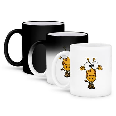3dRose, Funky Giraffe, 11oz Magic Transforming Mug