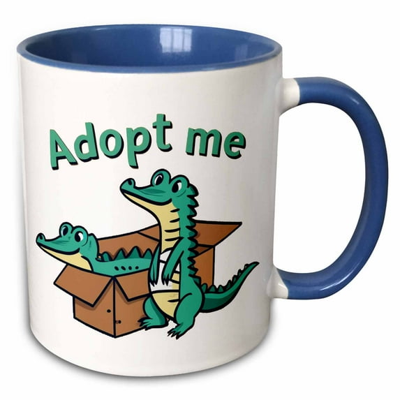 3drose, Funny Cute Dachshund Dog Happy Birthday with Balloon, 15oz Two-tone Blue Mug