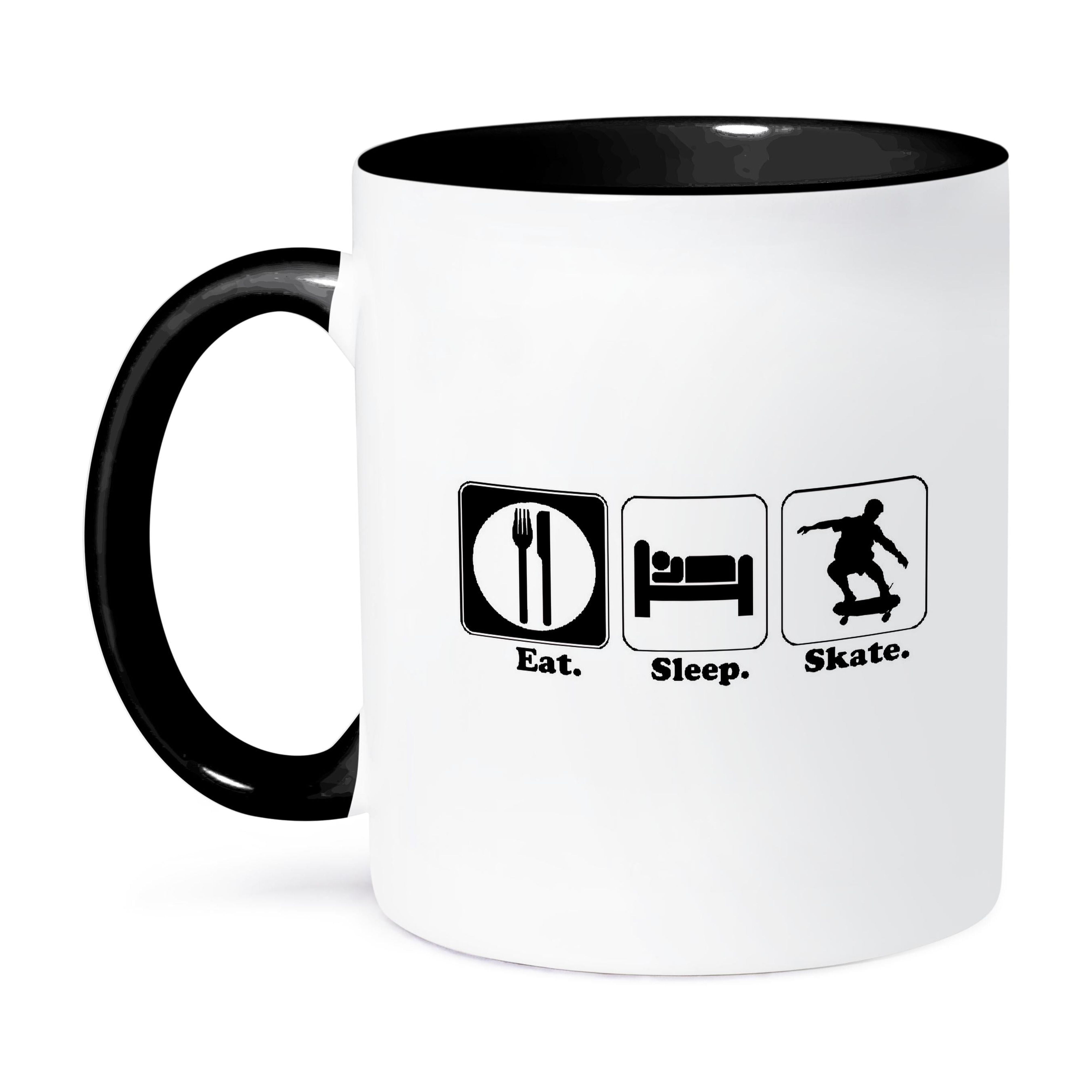 3dRose Funny Eye Doctor Mug - Eat Sleep Examine Design, Heat-Activated Color Changing, 11 Oz - View #4