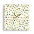 thumbnail image 1 of 3dRose, Funny St. Patricks Day pattern of Irish flags, beer mugs, shamrock, 13x13 Wall Clock, 1 of 8