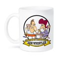 thumbnail image 1 of 3dRose, Funny Worlds Greatest Arm Wrestler Married Couple Marriage Humor Cartoon, 15oz Mug, 1 of 7