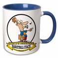 thumbnail image 1 of 3drose, Funny Worlds Greatest Basketball Coach Occupation Job Cartoon, 15oz Two-tone Blue Mug, 1 of 6