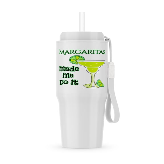 Funny Drinking Design, Margaritas Made Me Do It., 20oz Tumbler