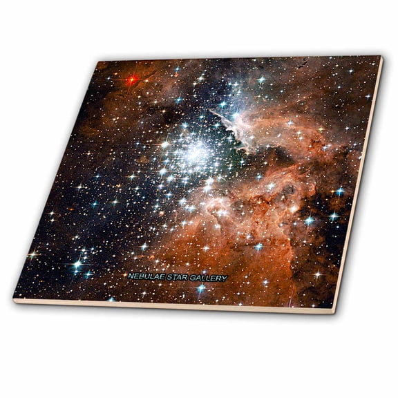 3dRose, Galaxy and Nebula - Nebulae Star Gallery, 6 Inch Ceramic Tile
