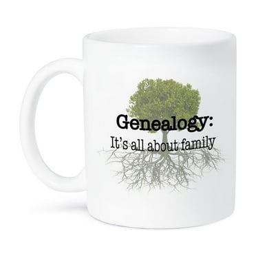 3dRose, Genealogy it’s all about family, 11oz Mug