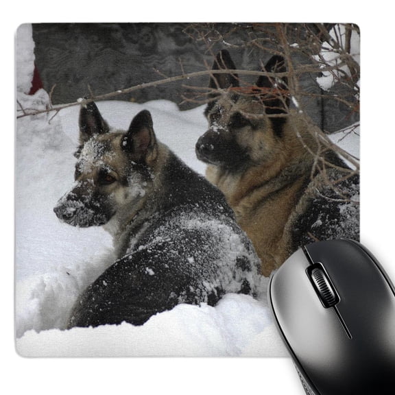 3dRose, German Shepherds Best Friends, MousePad