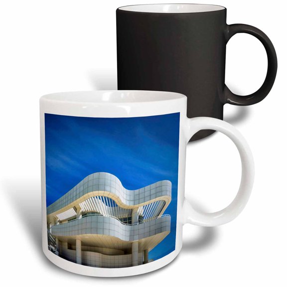 3drose, Getty Modern Building, 11oz Magic Transforming Mug