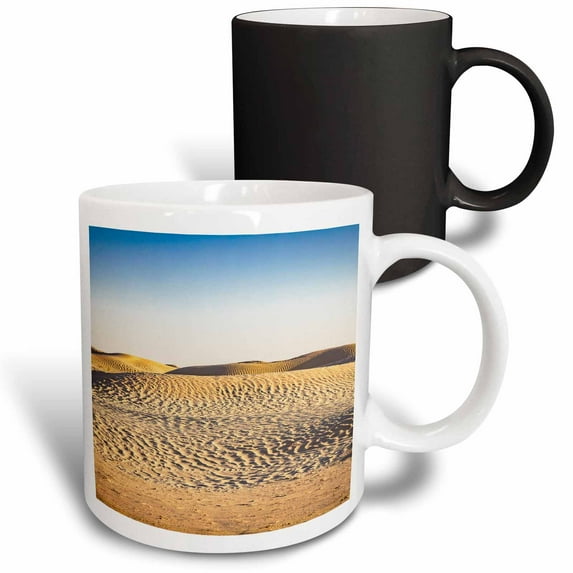 3drose, Ghlissia, Kebili, Tunisia. Sand Dunes in the Sahara Desert., 11oz Magic Transforming Mug