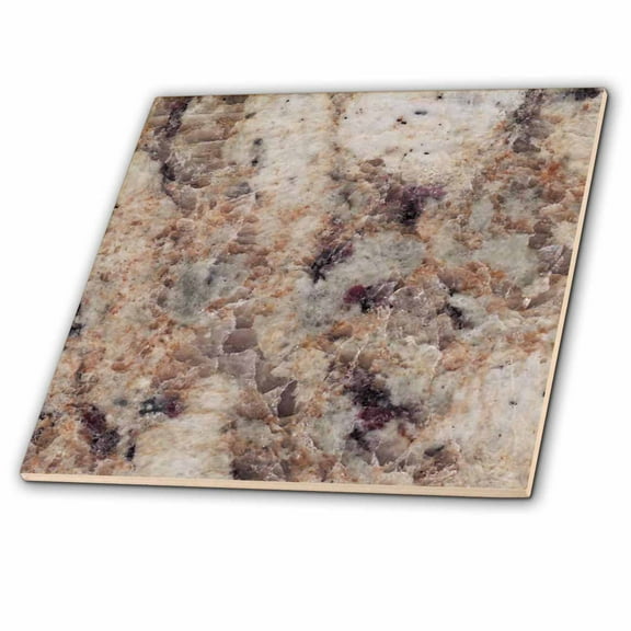 3dRose, Giallo Napoleon granite print, 6 Inch Ceramic Tile