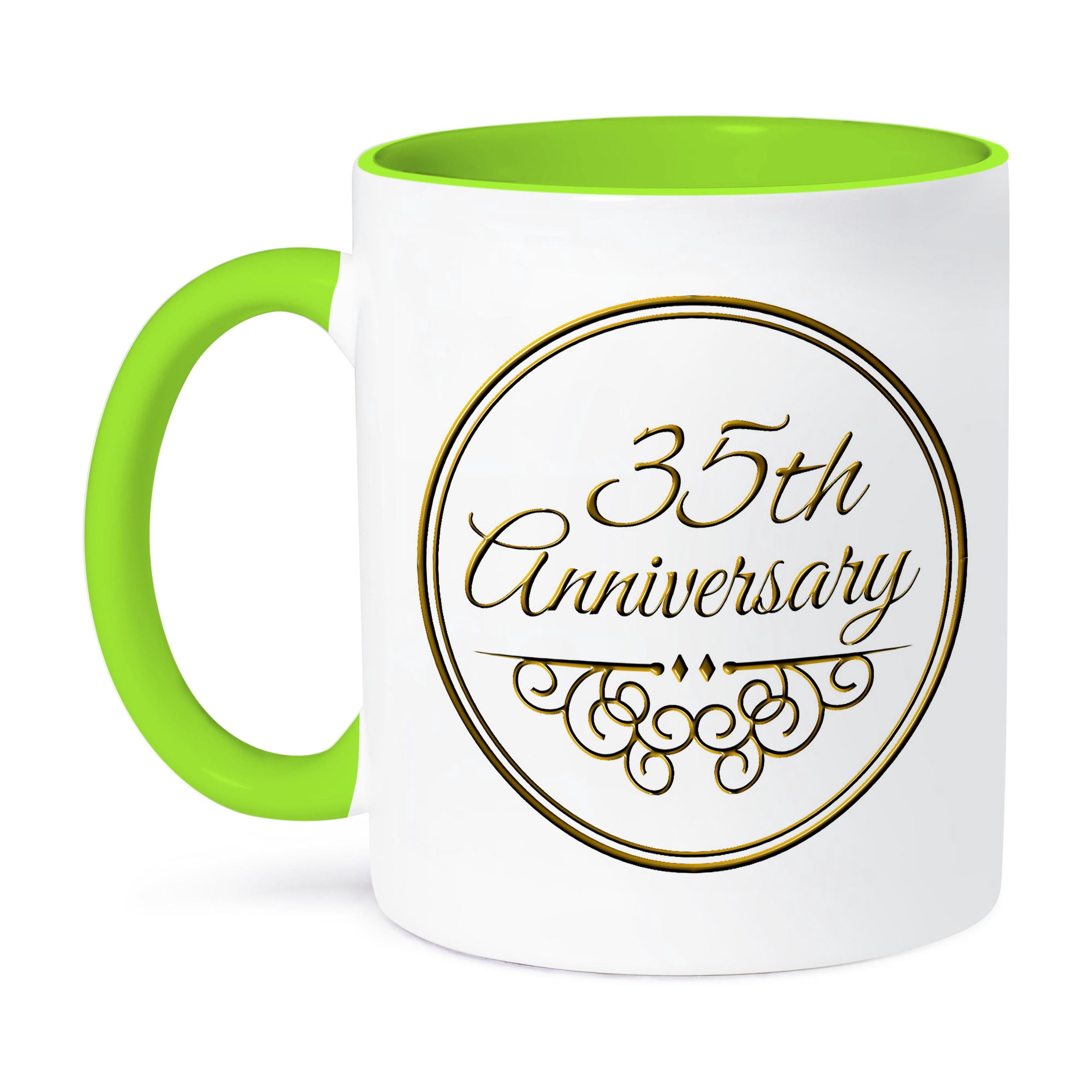 43rd Wedding Anniversary Plate – 8-Inch Porcelain With Gold Trim, '43 Years Married Together' Decorative Plate