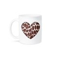 thumbnail image 1 of 3dRose, Giraffe Print Heart- Animals- Nature- Art, 15oz Mug, 1 of 7