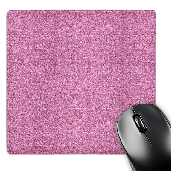 3dRose, Girly Pink Glitter Glitzy Glam Sparkly Art, MousePad