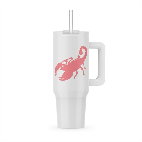 Girly Pink Scorpion- Beware, 30oz Tumbler