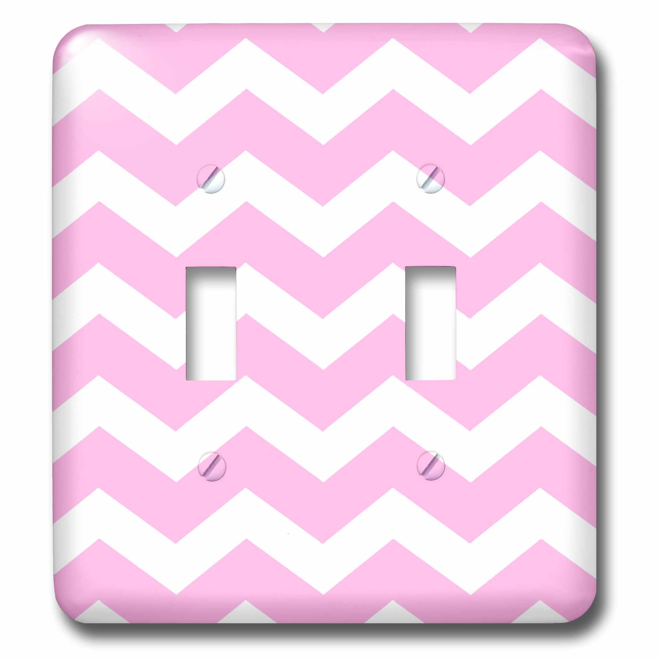 3dRose Girly bubblegum pink and white zig zag chevron pattern. Bright ...