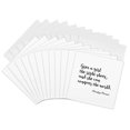 thumbnail image 1 of 3drose, Give a Girl the Right Shoes and She Can Conquer the World, 12 Greeting Cards with Envelopes, 1 of 7
