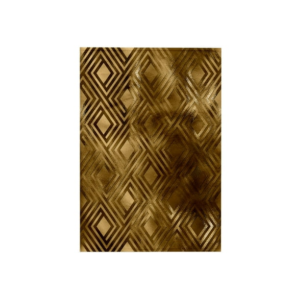 3dRose, Glam Image Of Gold Greek Key Geometric Pattern, 15x22 Hand Towel