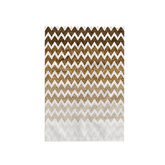 3dRose, Gold Ombre Chevron image of Glitter, 15x22 Hand Towel