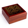 thumbnail image 1 of 3dRose, Gold antique pattern, Jewelry Box 5.5x5.5 inch with 4 inch tile, 1 of 8