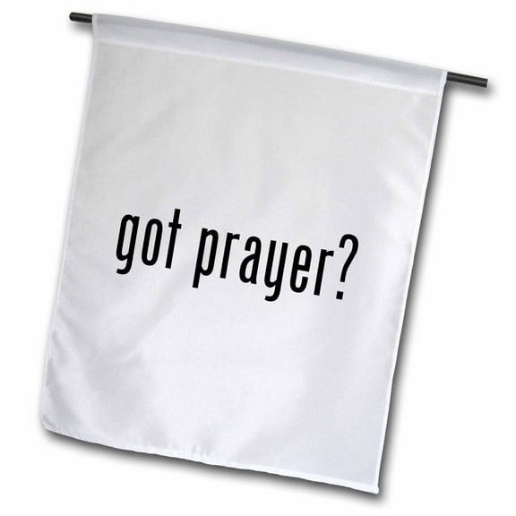 3dRose, Got Prayer, 12 x 18 inch Garden Flag