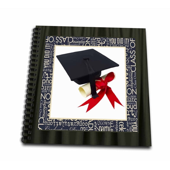 3dRose, Graduation Day, Memory Book 12 x 12 inch