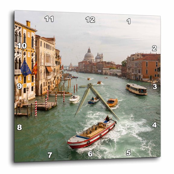 3dRose, Grand Canal. Venice. Italy., 15x15 Wall Clock