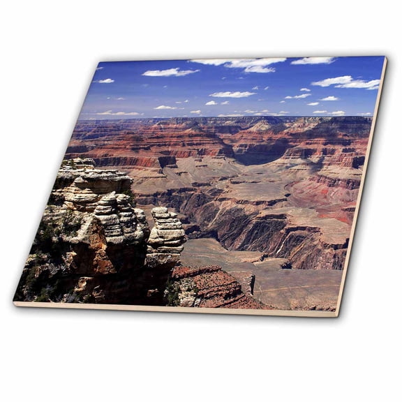 3dRose, Grand Canyon Part 2, 4 Inch Ceramic Tile