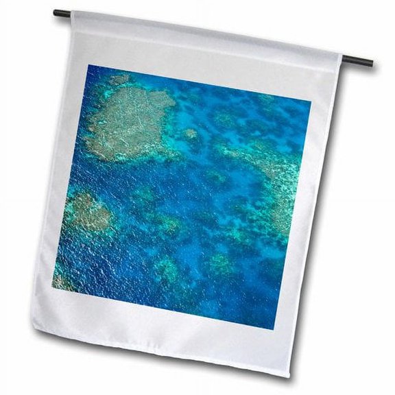 3dRose, Great Barrier Reef, Ocean, Queensland, Australia - AU01 MGL0054 - Miva Stock, 18 x 27 inch Garden Flag